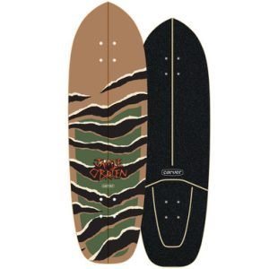 33.5" J.O.B CAMO TIGER SURFSKATE DECK WITH GRIP