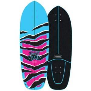 31" J.O.B BLUE TIGER SURFSKATE DECK WITH GRIP