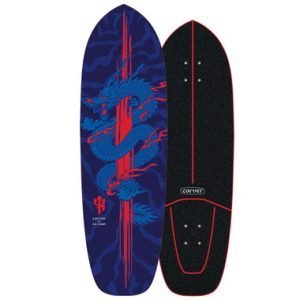 CARVER 34" KAI LENNY DRAGON SURFSKATE DECK WITH GRIP
