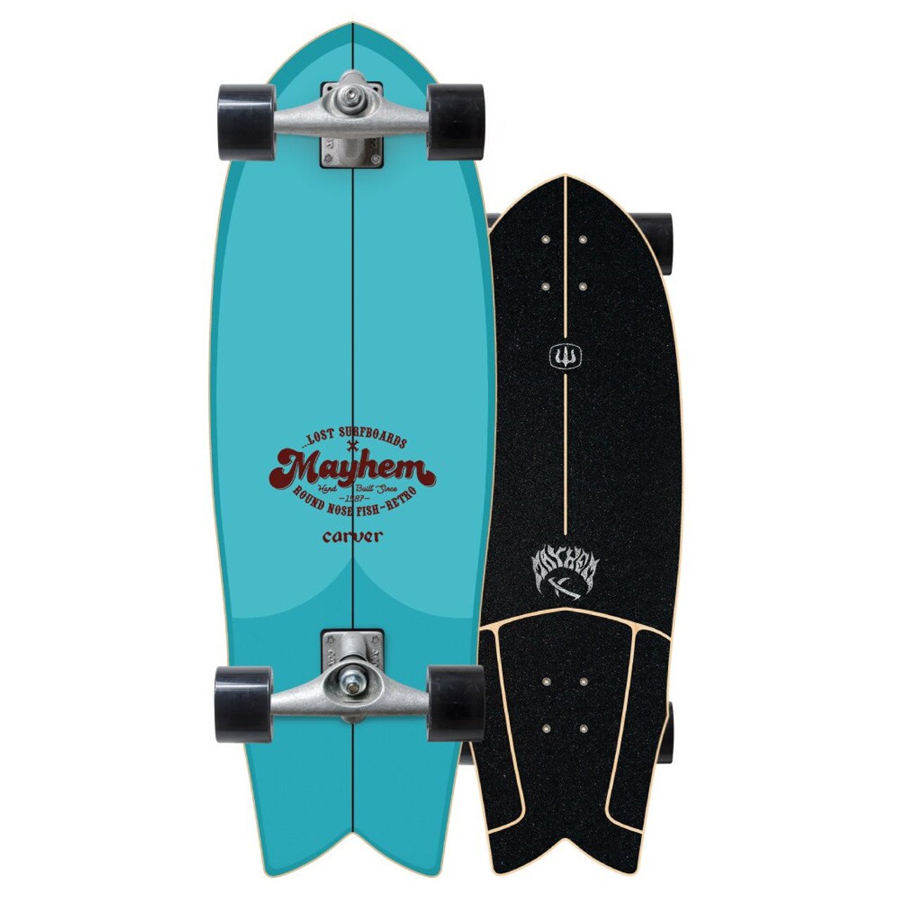 ...LOST X CARVER 29.5" RNF RETRO SURFSKATE COMPLETE CX