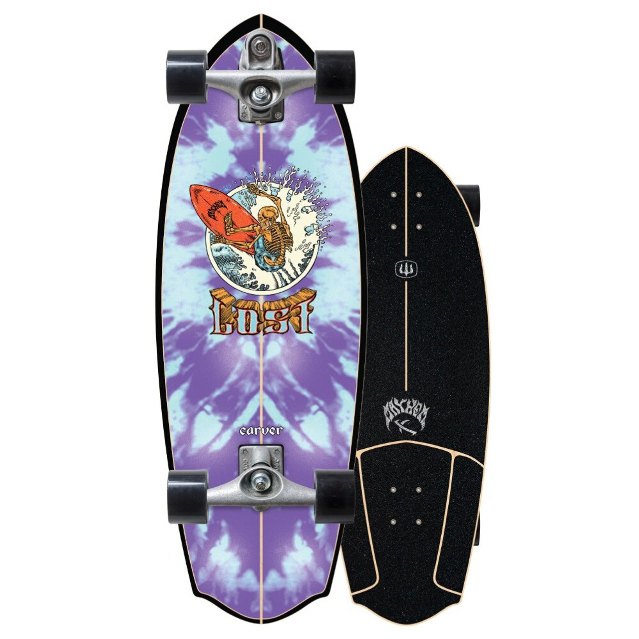 ...LOST X CARVER 30" ROCKET REDUX SURFSKATE COMPLETE C7